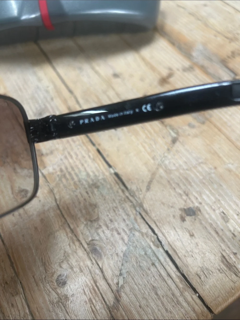 Prada Black Aviator Sunglasses